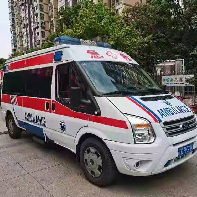 碑林长途救护车护送病人返乡